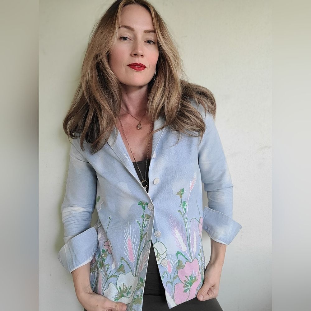 The Shelly Vintage 1960s Handpainted Shirt Jacket by Levoy's M